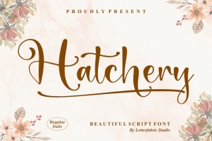 Hatchery Beautiful Script Font LS Font Download