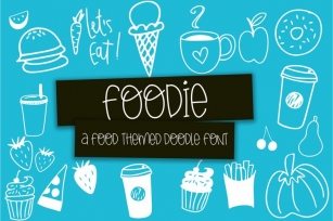 Foodie Dingbat Doodle Font Download