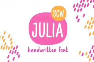 JULIA-SCW Handwritten Font Download