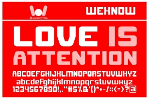 Love is Attention Font Download