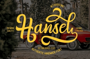 Hansel Script Font Download