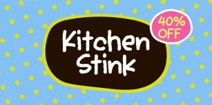 Kitchen Stink Font Download