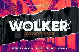 Wolker - Modern Sans BS Font Download