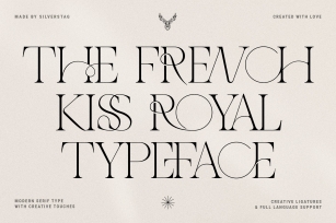 THE FRENCH KISS ROYAL TYPEFACE Font Download