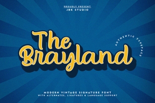 The Brayland Font Download