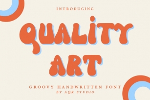 QualityArt - Groovy Handwritten Font Font Download
