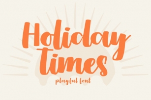 Holiday Times Font Download