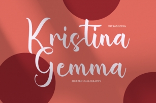 Kristina Gemma Font Download
