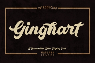 Ginghart Script Font Download