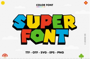 Super Color Font Font Download