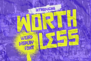 Worthless Font Download