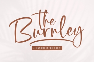 The Burnley Font Download