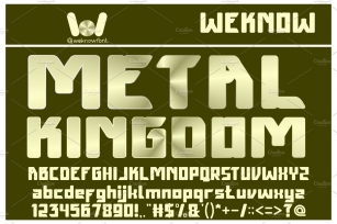 Metal Kingdom font Font Download