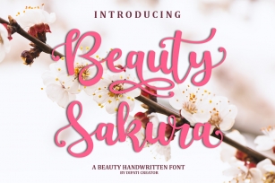 Beauty Sakura Font Download
