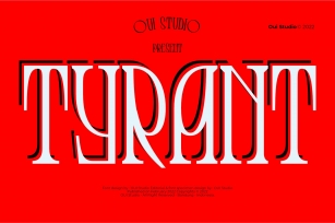 Intro Offer 50% Tyrant Font Download