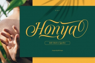 Honya Typeface Font Download