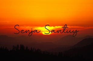 Senja Santuy Font Download
