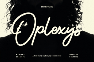 Oplexys Monoline Signature Script Font Font Download