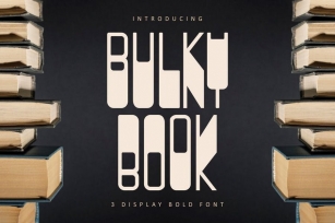 Bulkybook - 3 Display Bold Font Font Download