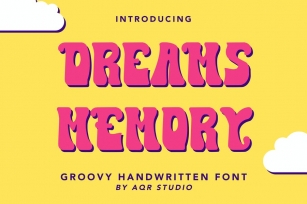 DreamsMemory - Groovy Handwritten Font Font Download