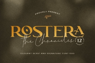 Rostera the Chronicles font duo Font Download