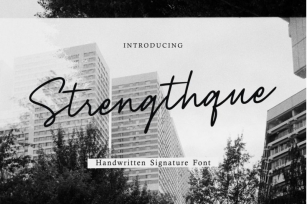 Strenghtque Font Download