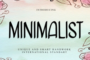 Minimalist Display Font Download