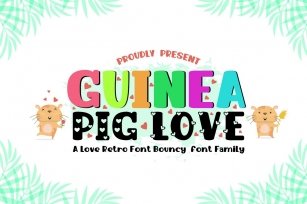 Guinea Pig love Font Download