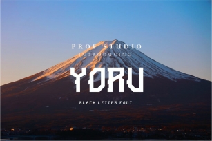 Yoru - Typeface Font Download