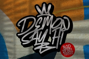 Demon Say Hi Font Download