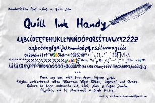Quill Ink Handy Font Download