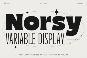 Norsy Variable Display s Font Download