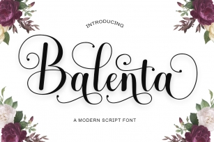Balenta Script Font Download