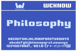 Philosophy Font Download