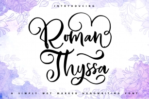 Romanthyssa Font Download