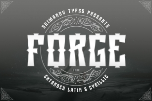 ST-Forge severe display font Font Download