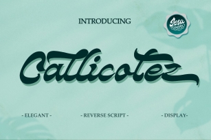 Callicotez Font Download