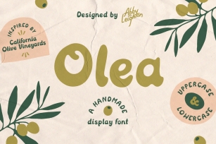 OLEA by Abby Leighton Font Download