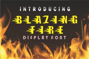 Blazing Fire Font Download