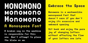 Monomono Font Download