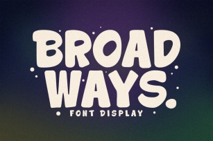 Broadways Font Download