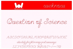 Question of Science Font Download