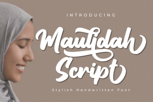 Maulidah Script Font Download