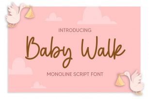 Baby Walk Font Download