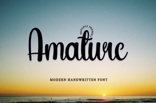 Amature Font Download