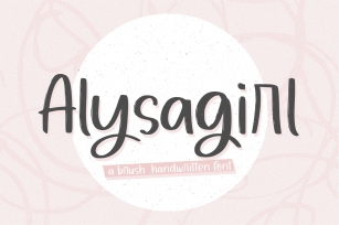 Alysagirl Font Download