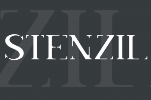 Stenzil Font Download