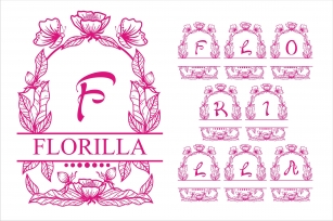 Florista Fista III Monogram Font Download