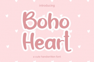 Boho Heart Font Download