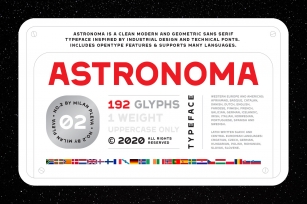 Astronoma Font Download
